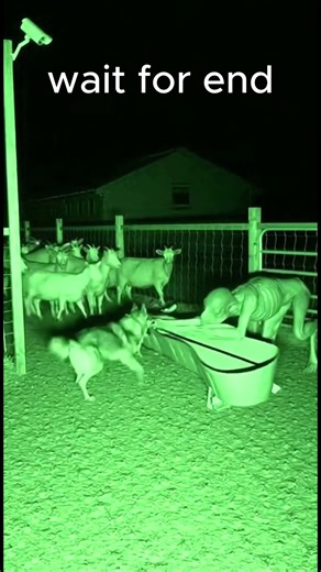 CCTV Captures Dog Attacking Intruder Near Livestock #ScaryShorts #NightVision #CaughtOnCamera
