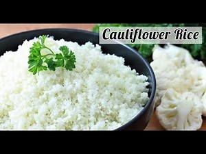 How To Make Cauliflower Rice - Keto/Low Carb Pantry Staple