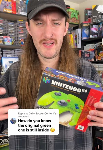 Replying to @Daily Soccer Content Extreme Green N64 Controller #nintendo64 #n64 #controller #videogames #retrogames