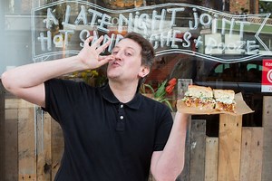 The chef at Max's Sandwich Shop says he's fundamentally a show-off