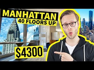THIS $4300 Luxury Apartment Towers over NYC | 40th Floor Views!