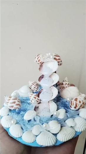 DIY seashells decor 🐚🌊