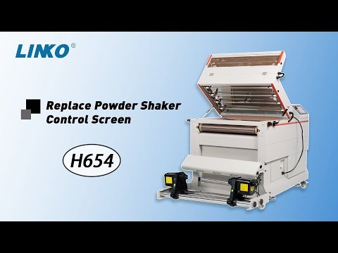 How to Replace the Powder Shaker Control Screen | LINKO Powder Shaker H654 Technical Support Guide