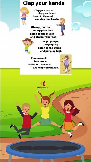 🎶 Clap Your Hands | Fun Action Song for Kids 🤲✨