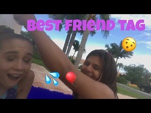 Best friend tag (water balloons)