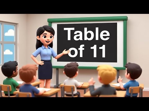 TABLE OF ELEVEN | TABLES 1 to 11| TABLE OF 11 | MATH FOR KIDS | MATH LEARNING