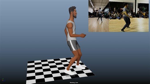 Animation Dance -Keyframe - Work In Progress