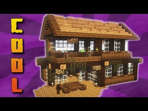 🌳Minecraft schönes Haus zum Nachbauen (MIT DOWNLOAD) | Haus Ideen | Minecraft Holzhaus bauen