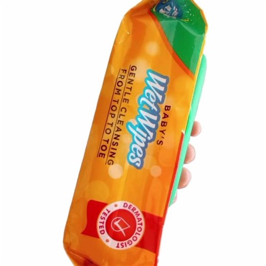 Bee Grow Baby Wipes (100 Pcs) with Aloe Vera & Chamomile | Alcohol-Free, Hypoallergenic Wet Wipes