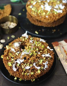 GHEVAR SWEET | HOW TO MAKE GHEVAR | GHEWAR - Cook with Kushi