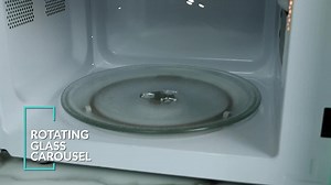 Nostalgia Retro 0.7 cu. ft. 700-Watt Countertop Microwave Oven in Black NRMO7BK6A