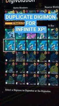 INFINITE XP Glitch! Clone Digimon To Level In seconds! No Dlc needed! Digimon Story Time Stranger