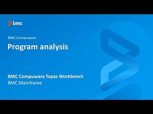 BMC Compuware Topaz Workbench - Program analysis