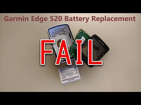 Edge 520 Battery Replacement FAIL