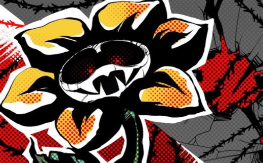 (Request) Floral Menace: Flowey in the style of Persona