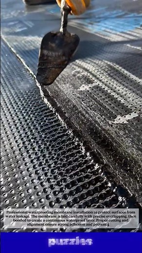 Perfect Waterproofing Membrane Installation | Anti Leak Construction