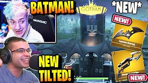 STREAMERS BUY *NEW* BATMAN SKINS (2 STYLES) LAND in GOTHAM CITY! (Fortnite) Did you buy this Batman skin? How many BODIES have you dropped in GOTHAM CITY? | Fortnite Worldwide