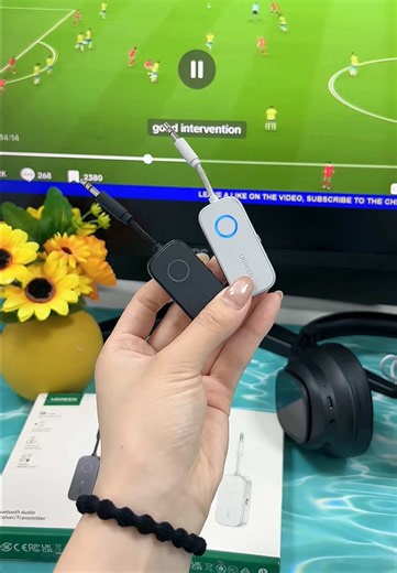 Transforma cualquier televisión que no es Bluetooth en Bluetooth con este aparatito que me compré aquí en TikTok Shop#bluetooth #bluetoothreceiver #bluetoothadapter #dealsforyoudays #SummerVibes