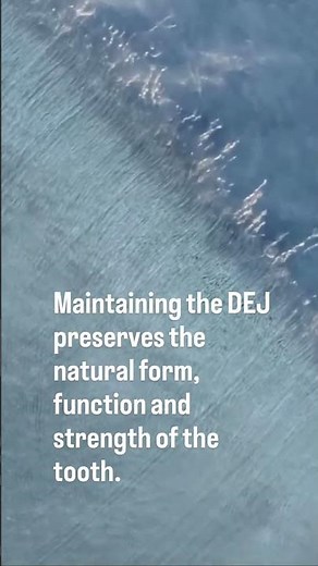 Microscopic view of a tooth's dentin enamel junction. Nature is masterful!