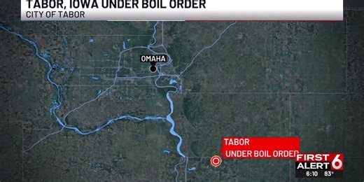 Tabor, Iowa under boil order