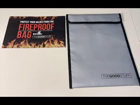 Why I love this fireproof waterproof bag to store valuables