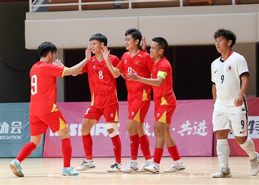 Quá xuất sắc: Đội tuyển futsal Việt Nam "huỷ diệt" 9-1 Hồng Kông (Trung Quốc) tại giải châu Á