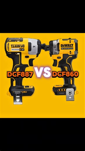 Dewalt Dcf887 vs Dewalt Dcf860#ddcf860#dcf887