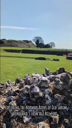 Exploring the Norman Ruins of Old Sarum – England’s Iron Age Hill Fort #OldSarum #History