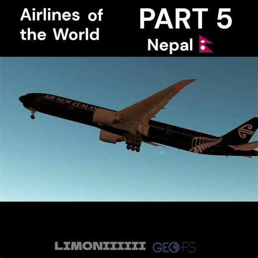 GeoFS Airlines of the World Part 5 - Nepal #aviation #airlines #geofs