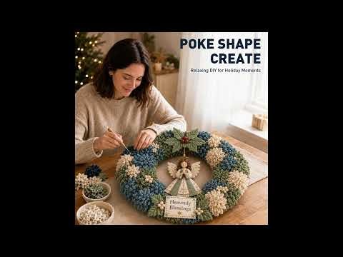3D Fabric Poke Art Kit Review: DIY Christmas Wreath Worth It?