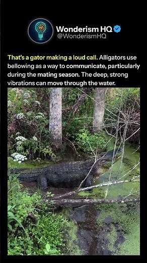 The Acoustic Communication of An Alligator