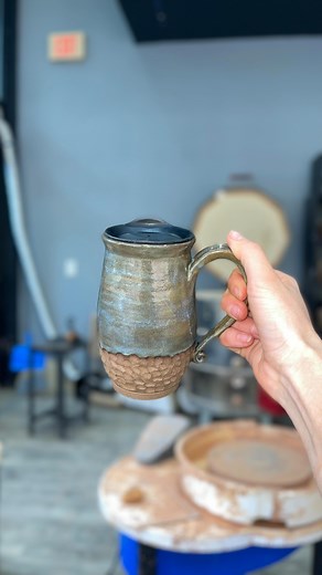 To go mugs ✨ NOW AVAILABLE. These fun mugs and cups can come with a silicon lid that can just be pushed directly into the piece for an easy travel mug. And the best part.. no one can see what’s inside 😉 | Sarah Gunther