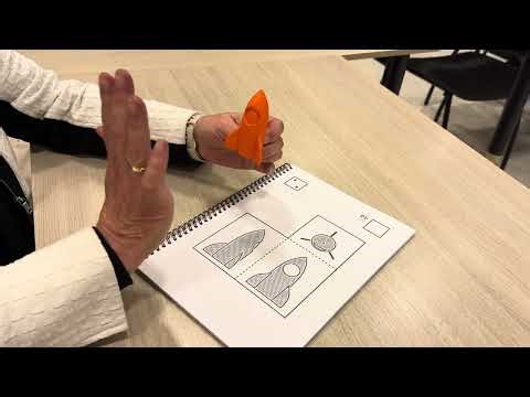 Hand Movements Orthogonal Projection Instruction