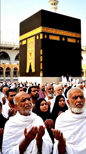 Praying at the Kaaba Spiritual Moment at the Holy Mosque