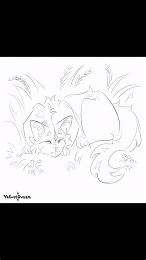 saya on Instagram: "VERY rough sketch of snakestripe and dawnfire, idk if i’ll ever properly render it. if u don’t know she does NOT go to starclan and reunite w him lol. maybe ill finish ir, but for now just have the vision: #warriorcatsart #warriorcats #warriorcatsfanart"