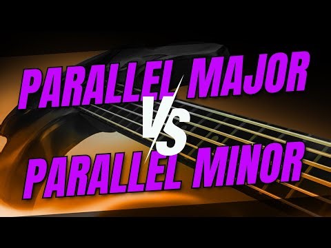 🎸 Parallel Major Scale vs. Minor Scale