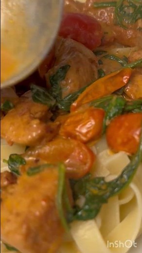 Creamy Parmesan Chicken with Spinach | Easy Dinner Recipe #Shorts