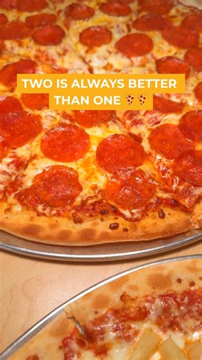 The Double Up Deal comes with two large 1-topping pizzas and a strict no-judgment policy for pineapple lovers. *available at AZ, ABQ, Las Cruces & TX locations. Prices may vary by location. | Peter Piper Pizza
