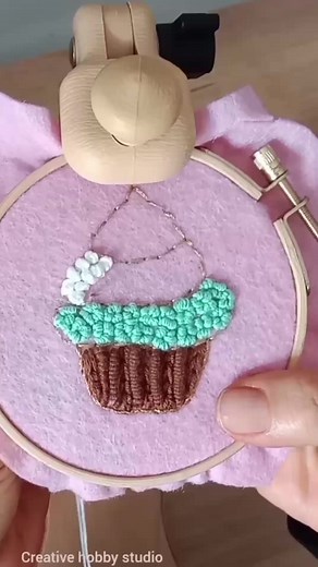 3K views | Embroidery keychain | Creative hobby studio | Facebook