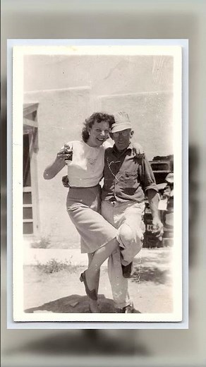 A 1950s Couple's Moment Captured in Time