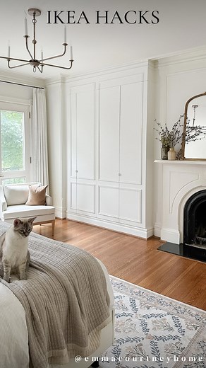Emma Courtney | Design & DIY on Instagram: "I love using IKEA as a building block to help bring my plans to life. I think it’s such any easy, “entry level” way to create custom-look projects when you don’t have a lot of DIY experience. There are SO many things you can do to IKEA furniture from paint, new hardware, adding trim and mouldings etc 🪚 The ideas are endless! The Key to IKEA hacks and this project on emmacourtneyhome.com 🤍 shortcut linked in my bio"
