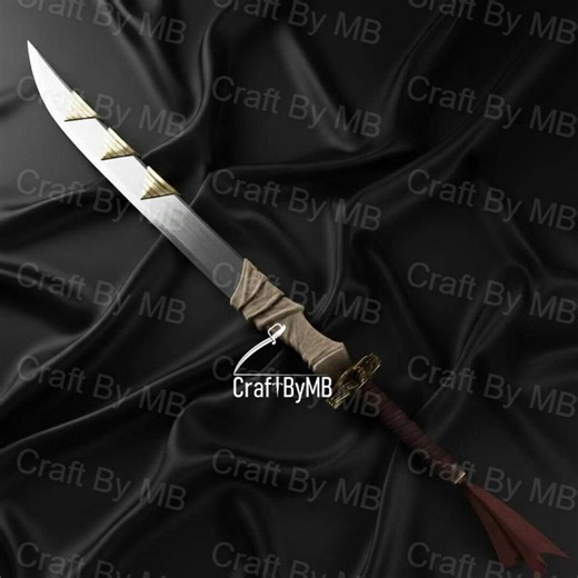 Hand-forged Dragon Bone Style Katana Sword | 1095 High Carbon Steel Blade | Brass Guard | Inspired by JJK | 34” Samurai Fantasy Sword - Etsy