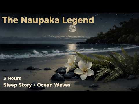 Hawaiian Sleep Story 🌺 The Legend of the Naupaka Flower (Fall Asleep Fast with Ocean Waves)