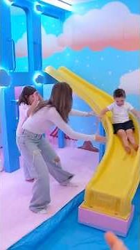 Dad builds waterslide & pool in kids room!