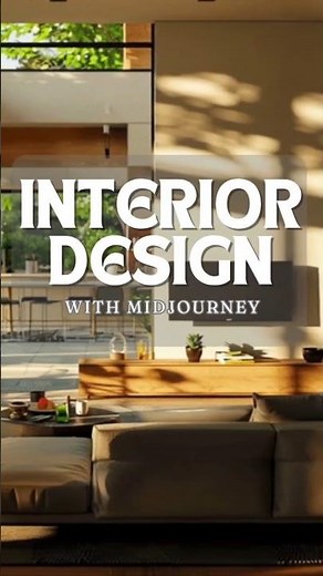 How to Create Interior Design Animations with MidJourney | AI Design Tutorial + Udemy Course