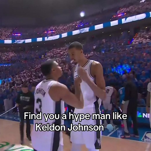 Keldon Johnson Hype Moment: Spurs vs Thunder Game 2 Highlights