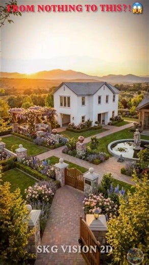 Luxury Garden Transformation You Won’t Believe 🌿 #viral #construction #usa #iran #america #shorts