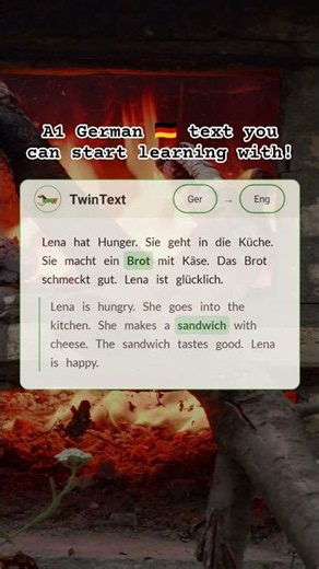 A1 German text for beginners! #learngerman