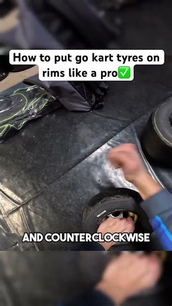 Put Go Kart Tyres On Rims Like A Pro ✅ #karting #motorsport #mechanic