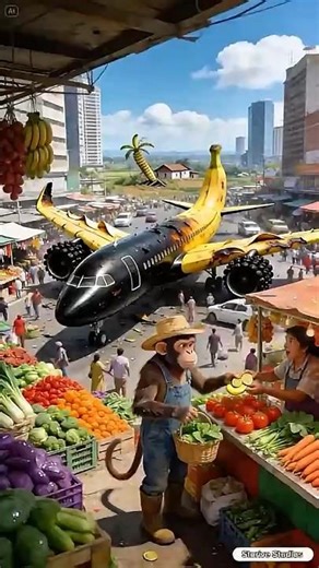 Monkey Turns Banana into Jet & Saves City from Deadly Flood !